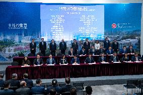 Hong Kong  Signing Ceremony For Enterprise Participation In Northern Metropolis Development