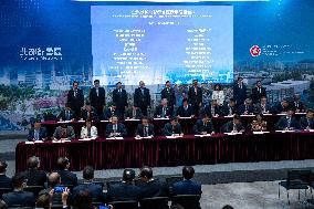 Hong Kong  Signing Ceremony For Enterprise Participation In Northern Metropolis Development