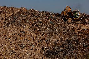 DANA Debris Accumulate In Quarry - Spain