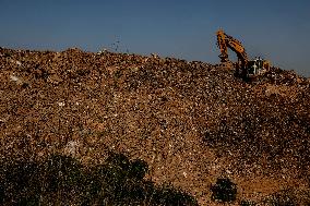 DANA Debris Accumulate In Quarry - Spain