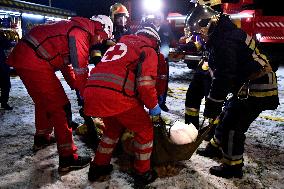 Joint training of Ukrainian and Polish rescuers in Vinnytsia region