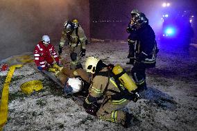 Joint training of Ukrainian and Polish rescuers in Vinnytsia region