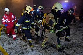 Joint training of Ukrainian and Polish rescuers in Vinnytsia region