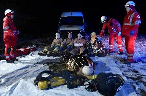 Joint training of Ukrainian and Polish rescuers in Vinnytsia region