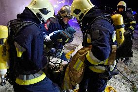 Joint training of Ukrainian and Polish rescuers in Vinnytsia region