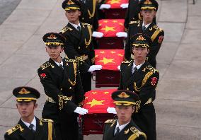 Chinese Soldiers’ Remains Burial Ceremony - China