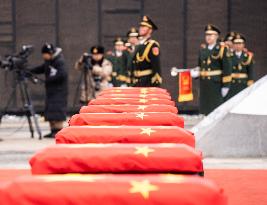 Chinese Soldiers’ Remains Burial Ceremony - China