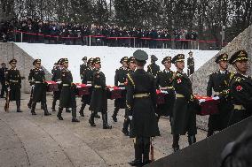 Chinese Soldiers’ Remains Burial Ceremony - China