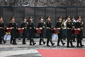 Chinese Soldiers’ Remains Burial Ceremony - China