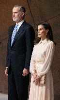 King Felipe VI and Queen Letizia At Opera Performance - Spain