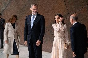 King Felipe VI and Queen Letizia At Opera Performance - Spain