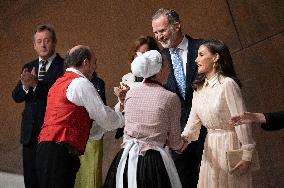 King Felipe VI and Queen Letizia At Opera Performance - Spain