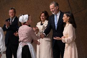 King Felipe VI and Queen Letizia At Opera Performance - Spain