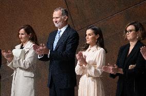 King Felipe VI and Queen Letizia At Opera Performance - Spain