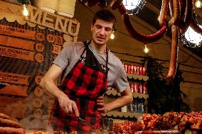 Christmas Market Opens In Krakow