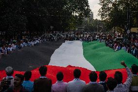 International Solidarity Day With Palestine Observed At DU