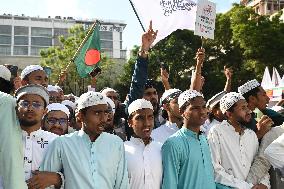 Protest Against Killed Of Lawyer Saiful Islam Alif, In Dhaka, Bangladesh.