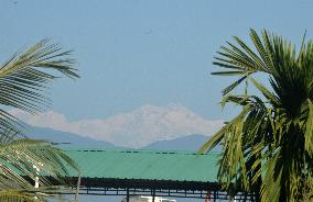 Mount Kangchenjunga Is Seen From Siliguri