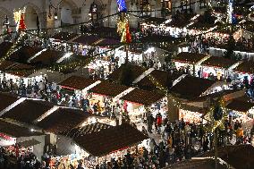 Christmas Market In Krakow's UNESCO Market Square