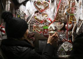 Christmas Market In Krakow's UNESCO Market Square