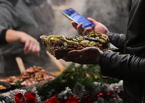 Christmas Market In Krakow's UNESCO Market Square