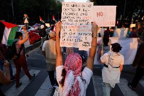 International Day Of Solidarity With The Palestinian People In Mexico