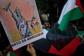 International Day Of Solidarity With The Palestinian People In Mexico