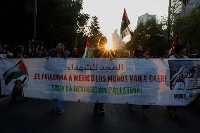 International Day Of Solidarity With The Palestinian People In Mexico