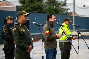 Bogota's Mayor Press Conference On Extortion