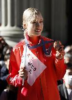 Japan's Paris Olympians, Paralympians parade in Tokyo