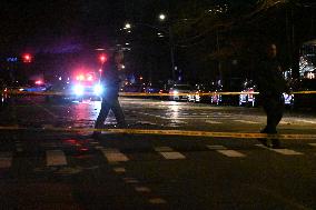 Pedestrian Struck By BMW In Baychester Section Of Bronx New York On Givan Avenue And Baychester Avenue