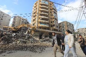 Lebanese Return Home To Inspect Damages As Ceasefire Takes Hold