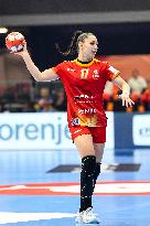 Romania V Czechia - Women's EHF EURO 2024