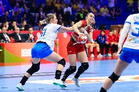 Romania V Czechia - Women's EHF EURO 2024