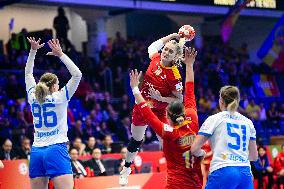 Romania V Czechia - Women's EHF EURO 2024