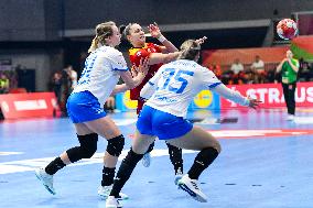 Romania V Czechia - Women's EHF EURO 2024