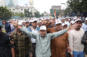 WAQF Amendment Bill 2024 TMC Party Protest In Kolkata