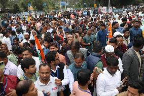 WAQF Amendment Bill 2024 TMC Party Protest In Kolkata