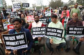 WAQF Amendment Bill 2024 TMC Party Protest In Kolkata