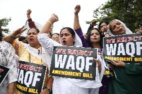 WAQF Amendment Bill 2024 TMC Party Protest In Kolkata