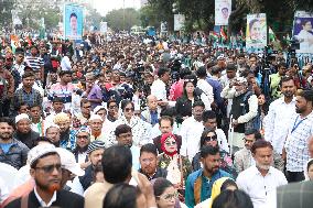 WAQF Amendment Bill 2024 TMC Party Protest In Kolkata