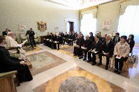 Pope Francis in Private Audience - Vatican