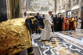 Pope Francis in Private Audience - Vatican