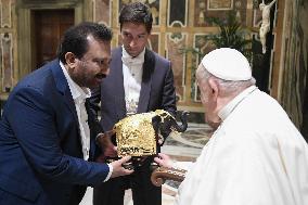 Pope Francis in Private Audience - Vatican