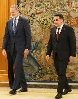 King Felipe VI Meets Iraqi PM - Madrid