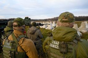 Polish PM Visits First Stage Of The 'East Shield' Near Border With Russia.