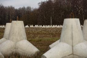 Polish PM Visits First Stage Of The 'East Shield' Near Border With Russia.