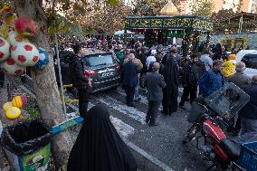 Funeral For IRGC Commander, Kioumars Pourhashemi