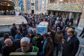 Funeral For IRGC Commander, Kioumars Pourhashemi