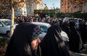 Funeral For IRGC Commander, Kioumars Pourhashemi